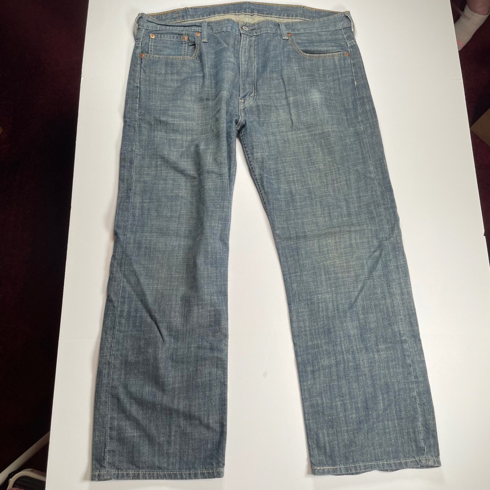 Levi's‎ 569 Loose Straight Jeans Gray Wash Denim Comfort Fit W38 L32 - Picture 7 of 10